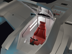 Spaceship 3D मॉडल