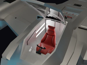 Spaceship 3D Model