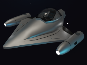 Spaceship 3D मॉडल