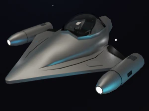 Spaceship 3D Model