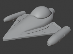 Spaceship 3D मॉडल