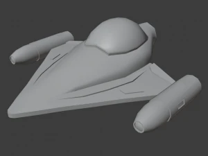 Spaceship 3D Model