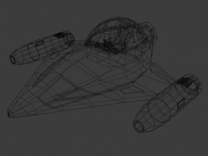 Spaceship 3D मॉडल