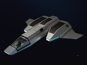 Spaceship 3D मॉडल