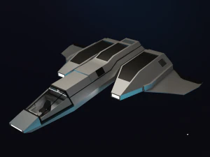 Spaceship 3D Model