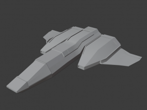 Spaceship 3D मॉडल