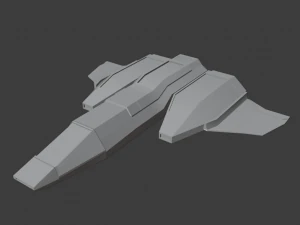 Spaceship 3D Model