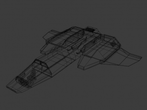 Spaceship 3D मॉडल