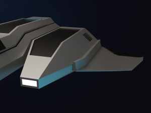 Spaceship 3D मॉडल