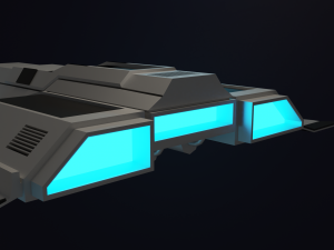 Spaceship 3D मॉडल