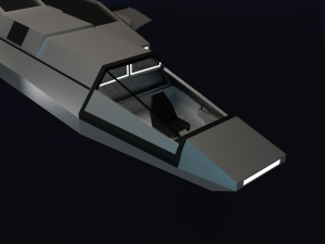 Spaceship 3D मॉडल