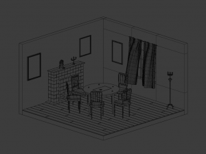 Spiritualism room 3D Model