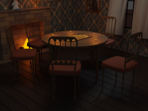 Spiritualism room 3D Model