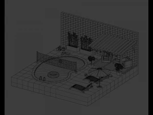 Bah&ccedil;e 3D Model