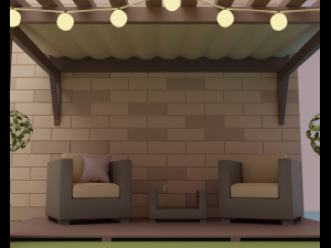 Garden Model 3D