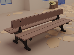 Train station 3D 모델