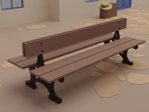 Train station 3D Model