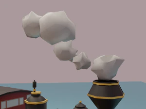 Train station 3D Model