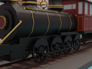 Train station 3D 모델
