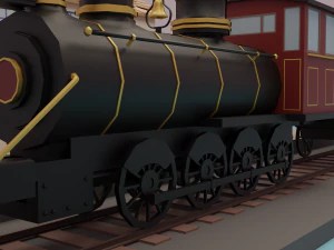 Train station 3D Model