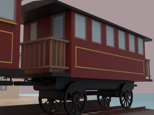 Train station 3D 모델