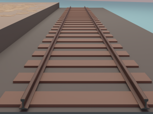 Train station 3D 모델