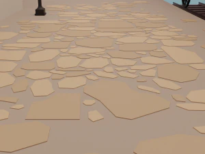 Train station 3D Model