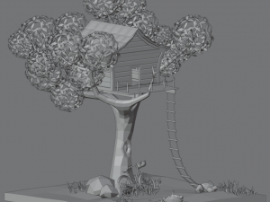 Tree house 3Dモデル