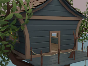 Tree house 3D Model