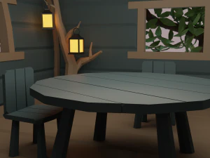Tree house 3D Model
