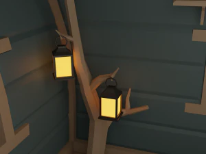 Tree house 3D Model