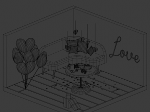 Valentines Day 3D Model