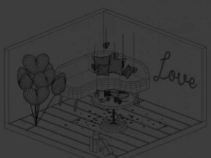 Valentines Day 3D Model