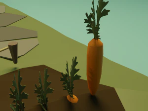 Vegetable garden 3D Model
