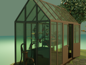 Vegetable garden Model 3D
