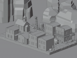Western Modello 3D