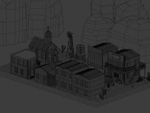 Western Modello 3D