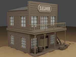 Западный 3D Модель