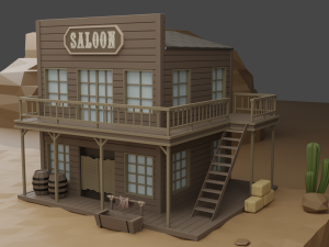 Western Modello 3D