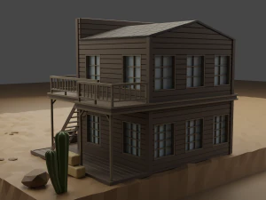 Западный 3D Модель