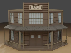 Западный 3D Модель