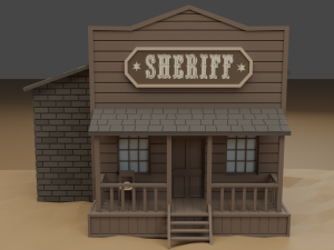 Western Modello 3D