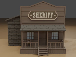 Западный 3D Модель