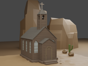 Western Modello 3D