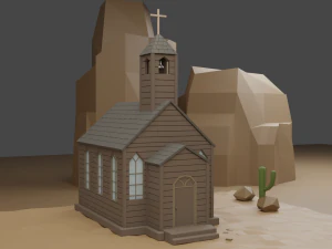 Западный 3D Модель