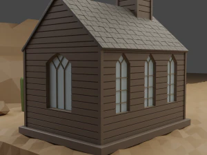 Западный 3D Модель