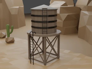 Западный 3D Модель