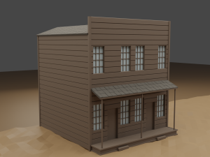 Western Modello 3D