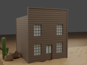 Западный 3D Модель