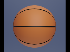 Basketball ball Modelo 3D